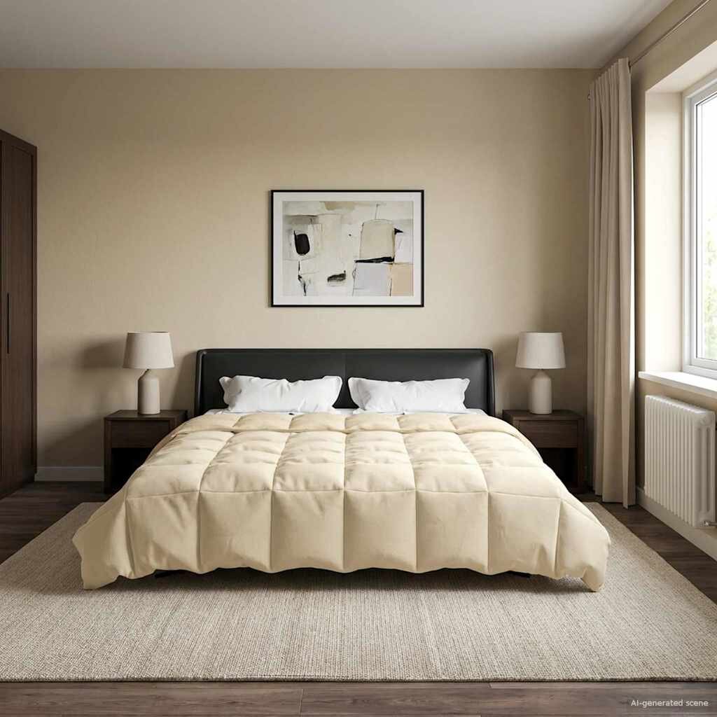 vidaXL Летен юрган 200 x 200 cm Лято Микрофибър (100% полиестер)