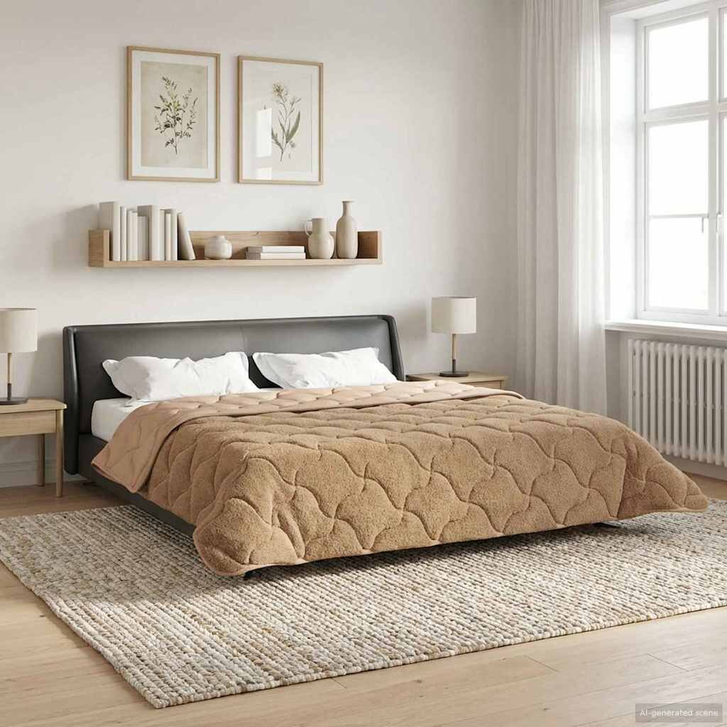 vidaXL Летен юрган 200 x 240 cm Лято Таупе Дишащo