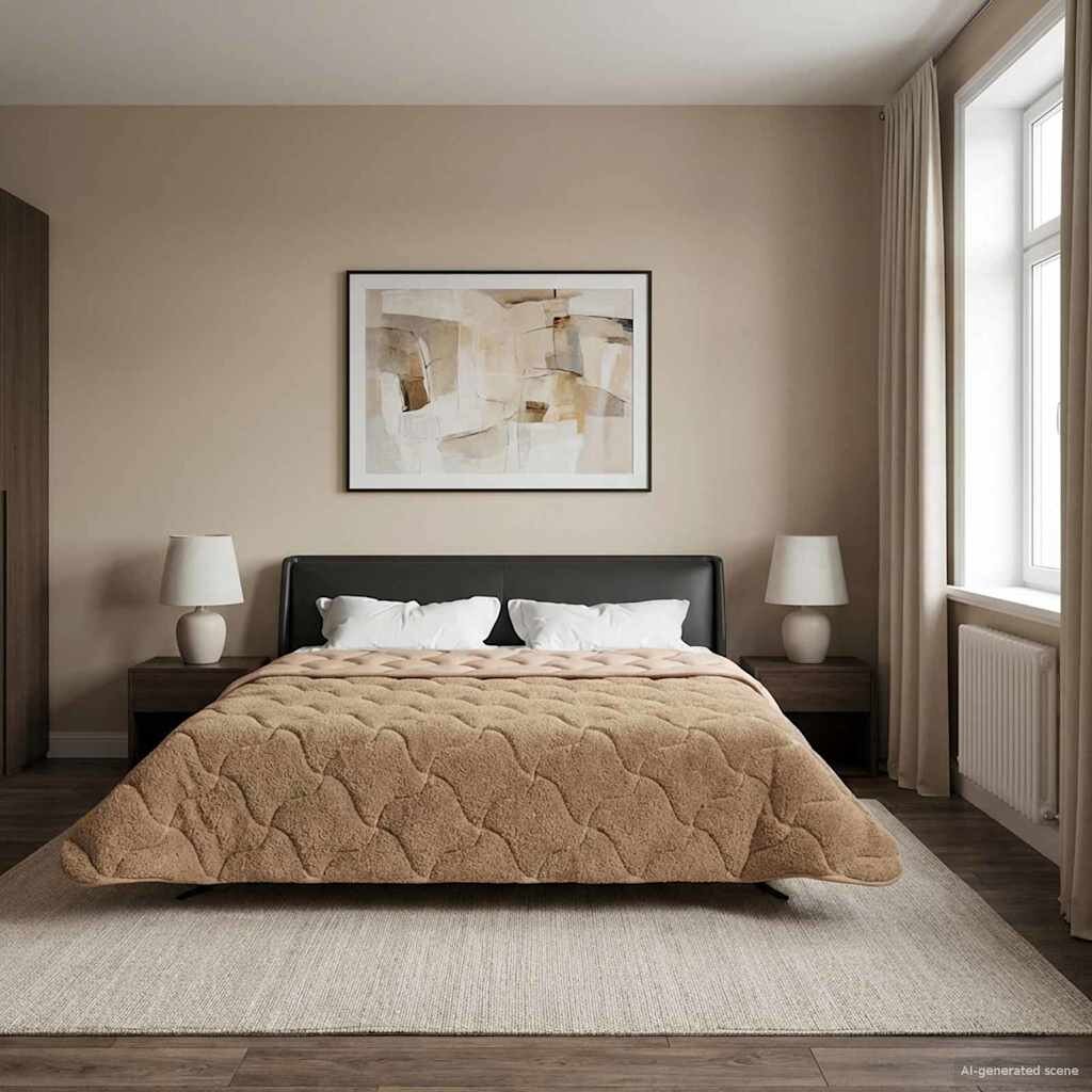 vidaXL Летен юрган 220 x 240 cm Лято Таупе Дишащo