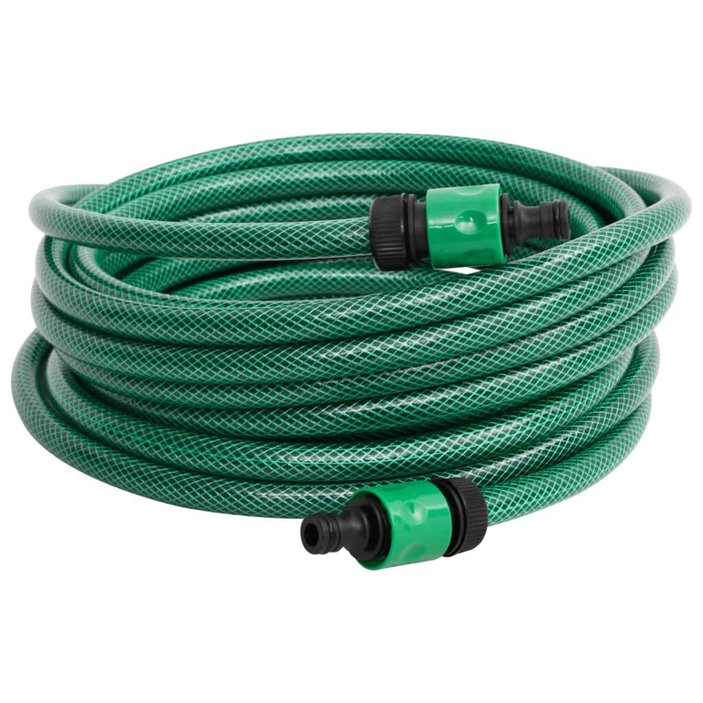 vidaXL Маркуч за басейн зелен 100 м PVC