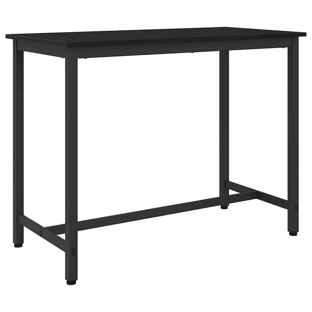 vidaXL Маса Черния дъб 100 x 50 x 765 см