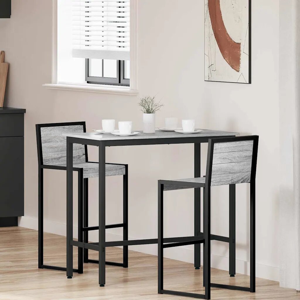 vidaXL Маса Сив Сонома 100 x 50 x 905 см