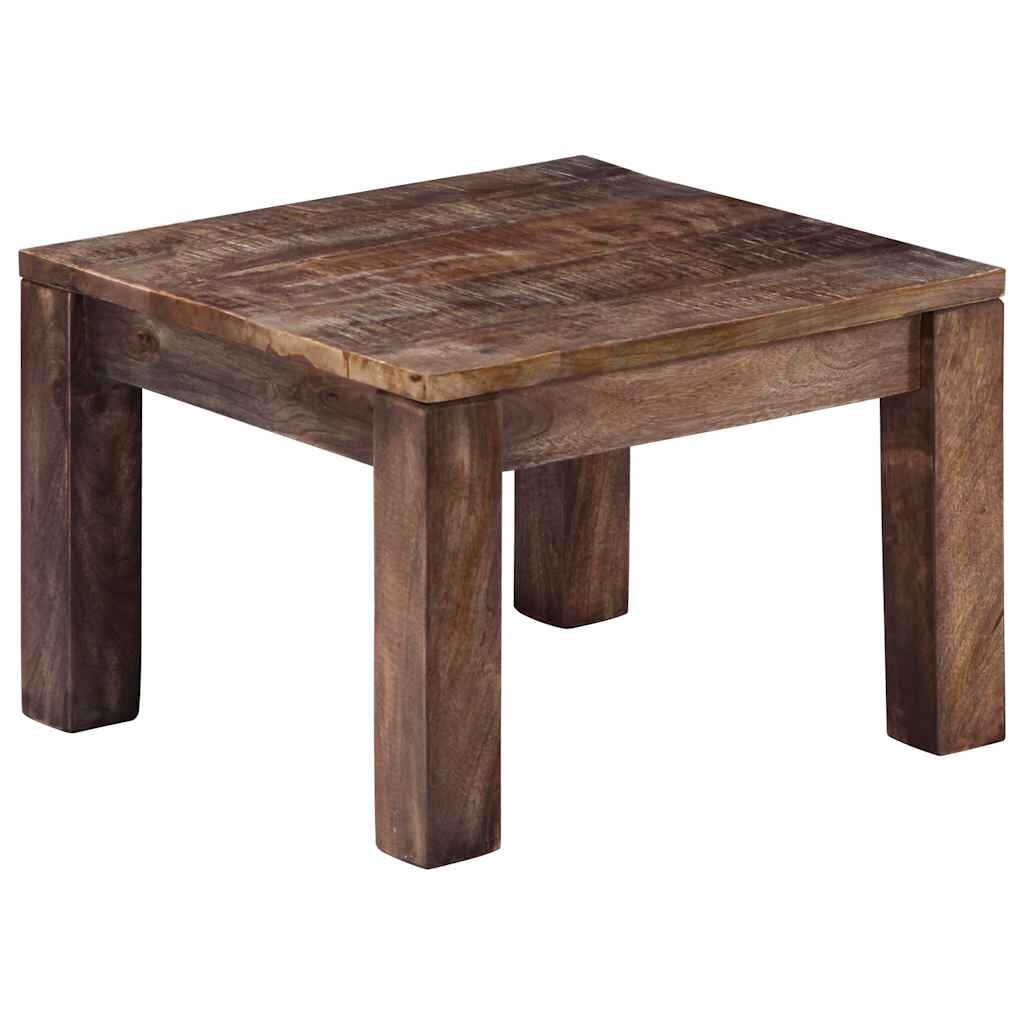 vidaXL Маса за кафе 50x50x35 см мангово дърво масив