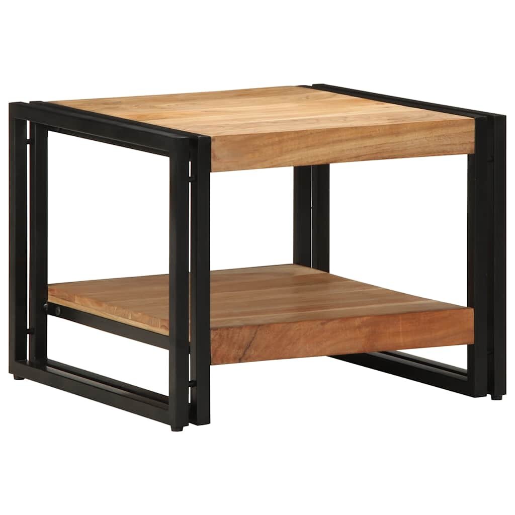 vidaXL Маса за кафе 50x50x38 см акация масив