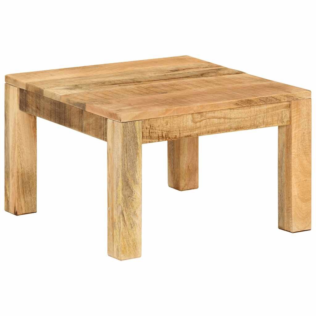 vidaXL Маса за кафе 55x55x35 см масивно мангово дърво