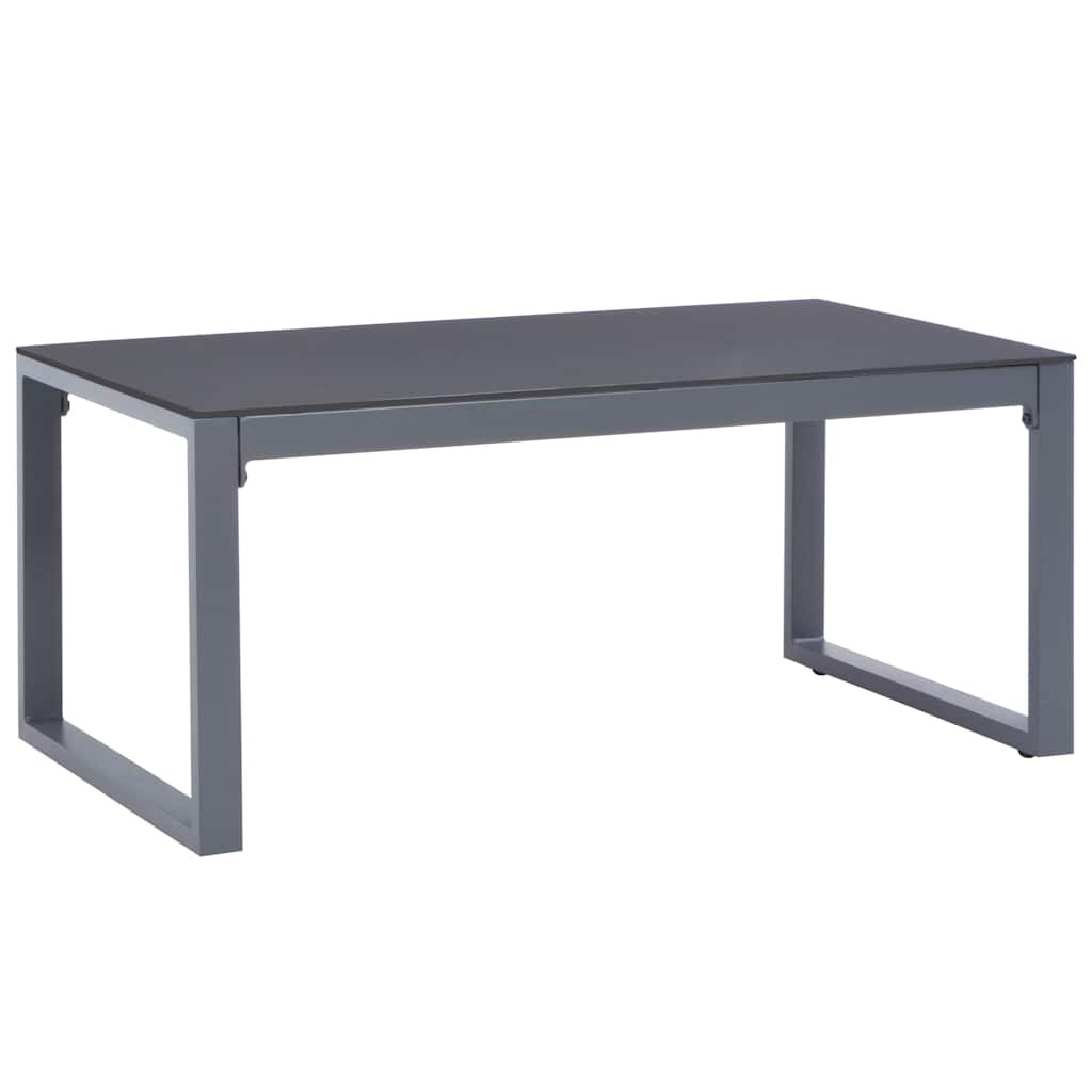 vidaXL Маса за кафе 90x50x40 см алуминий