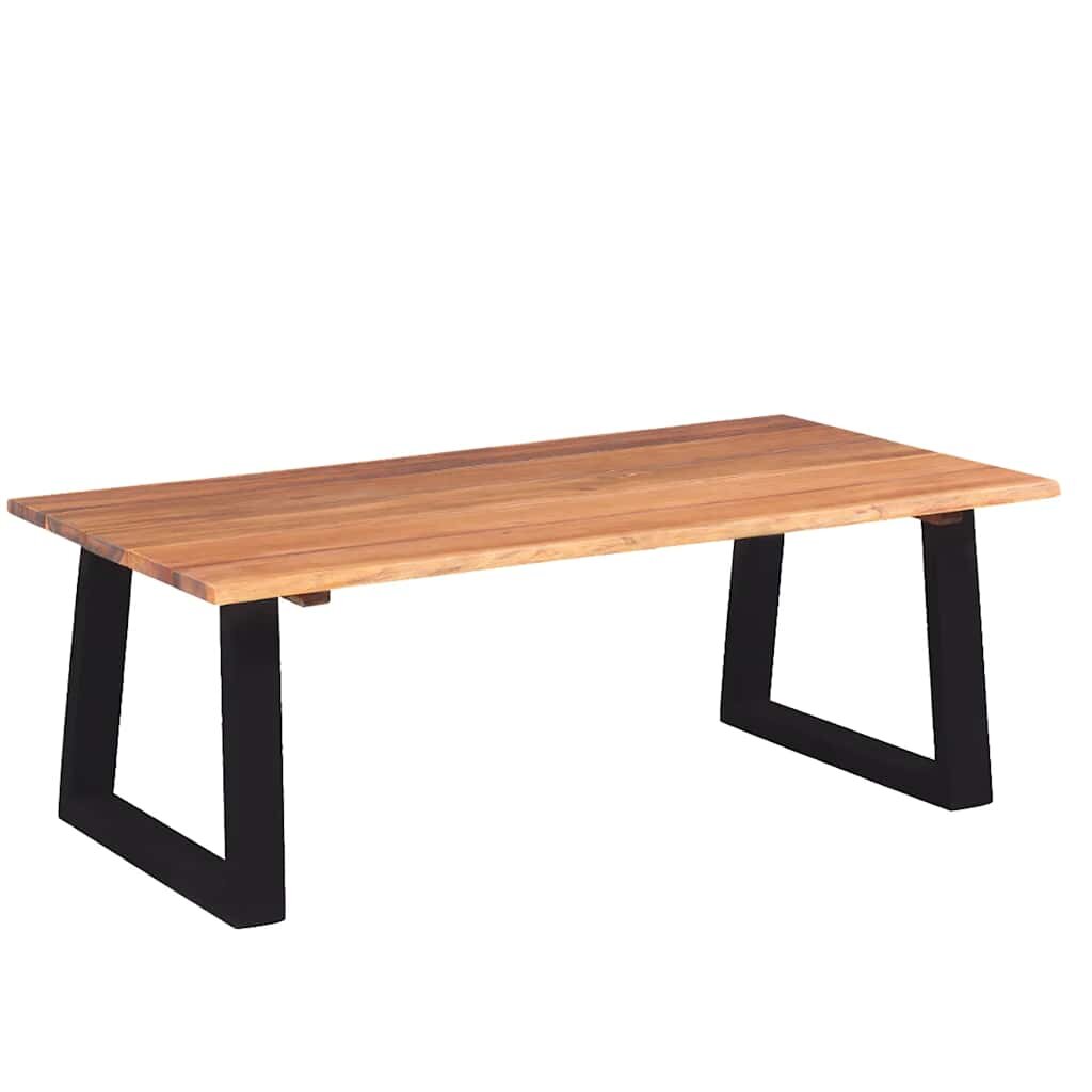 vidaXL Маса за кафе акациево дърво масив 110x60x40 см