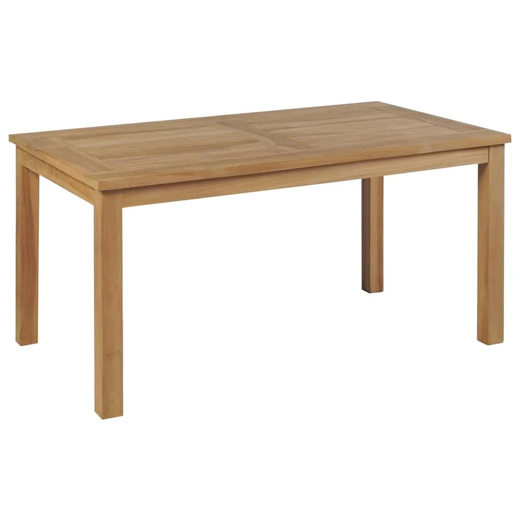 vidaXL Маса за кафе тиково дърво 90x50x45 см