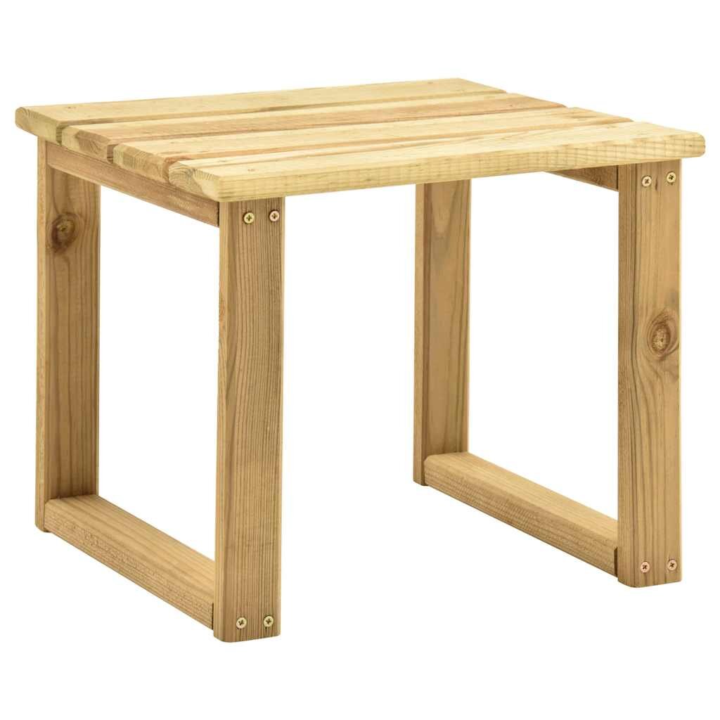 vidaXL Маса за шезлонг 30x30x26 см импрегниран бор