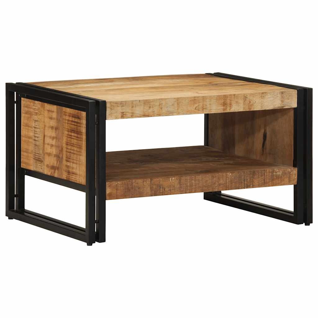 vidaXL Масичка за кафе 70x50x38 cm Масивна груба дървесина Манго