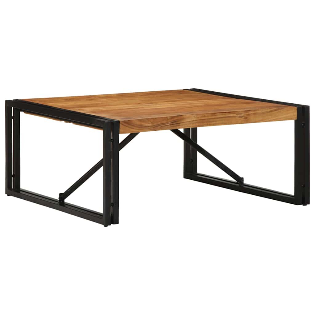vidaXL масичка за кафе 80x80x35 cm масивна дървесина акация