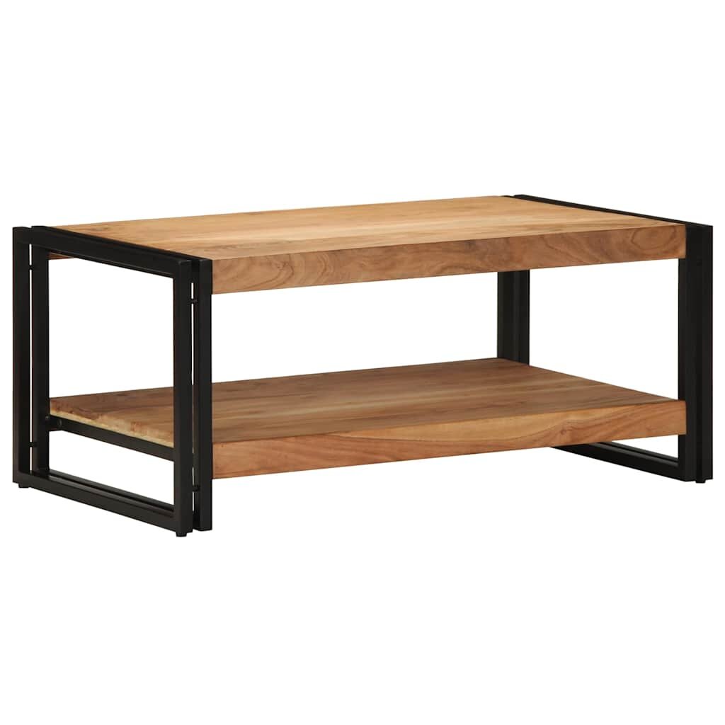 vidaXL масичка за кафе 90x50x38 cm масивна дървесина акация