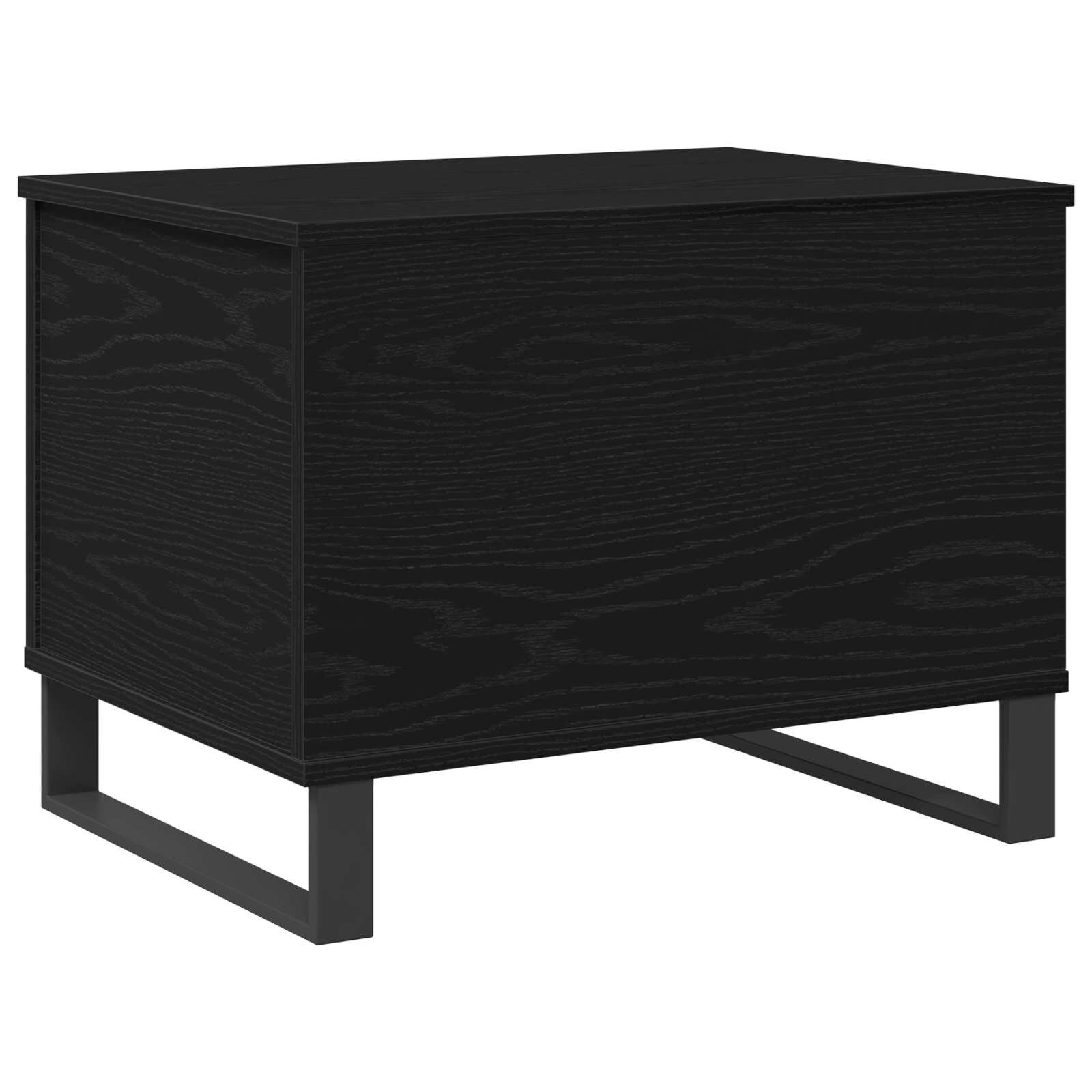 vidaXL Масичка за кафе Черен дъб 60 x 445 x 45 см