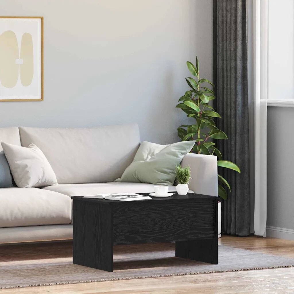 vidaXL Масичка за кафе Черния дъб 102 x 505 x 465 см