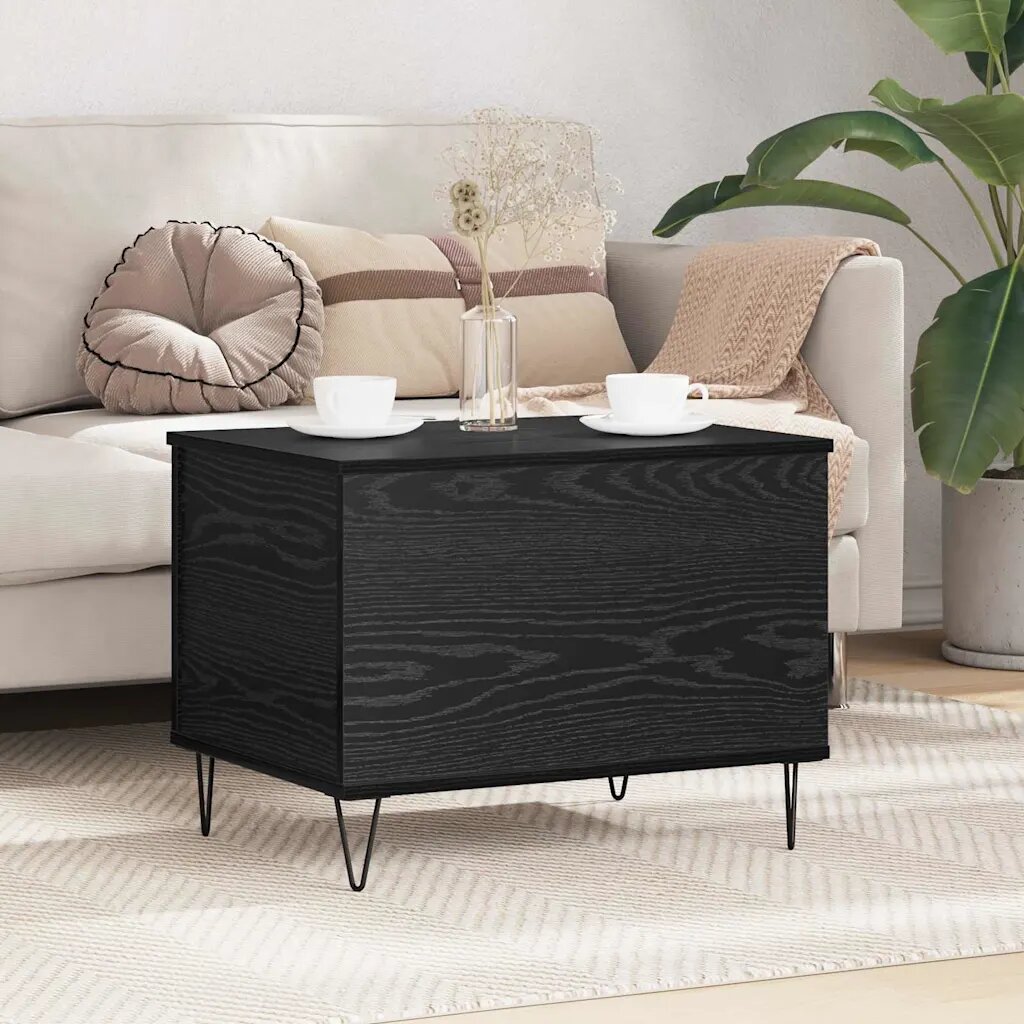 vidaXL Масичка за кафе Черния дъб 60 x 445 x 45 см