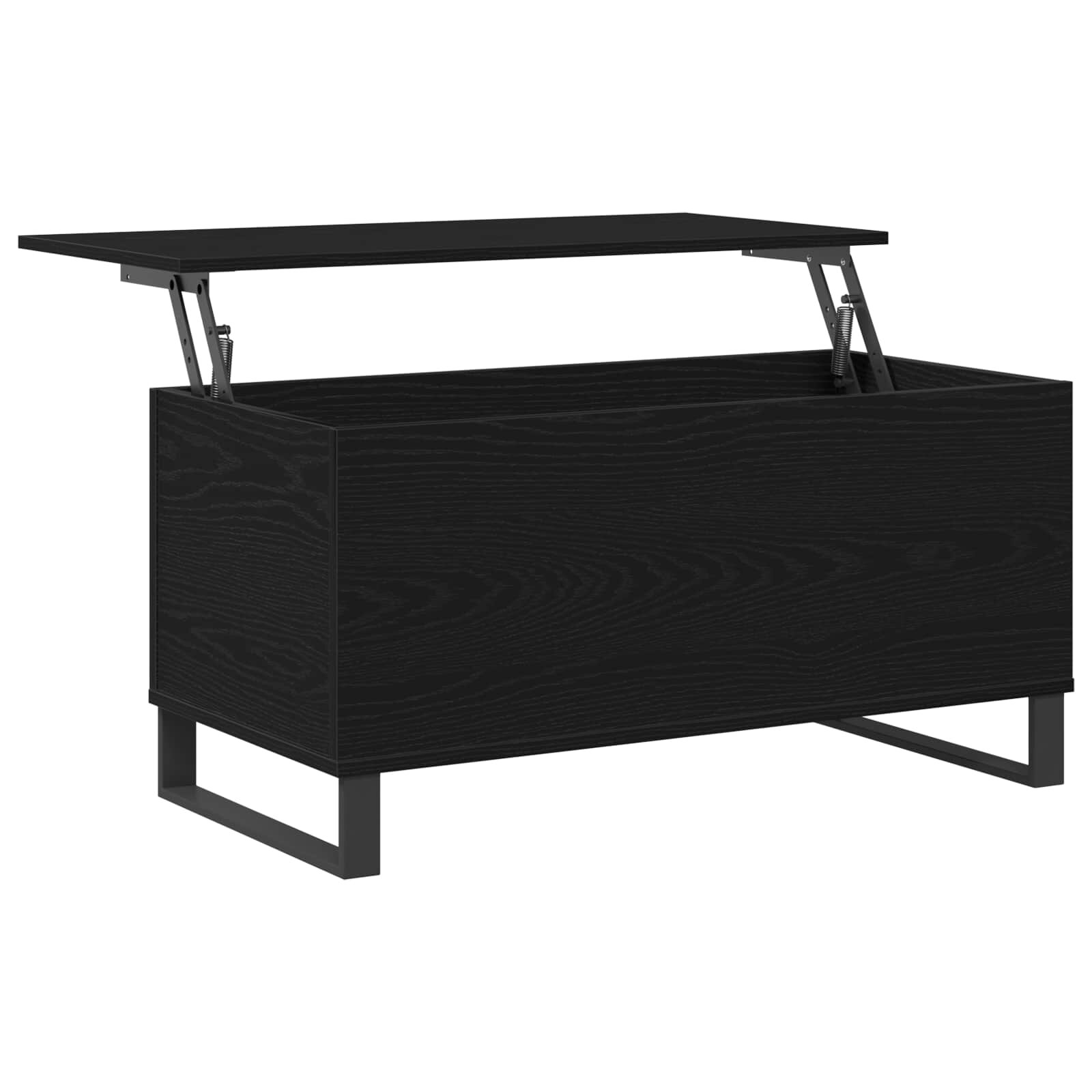 vidaXL Масичка за кафе Черния дъб 90 x 445 x 45 см
