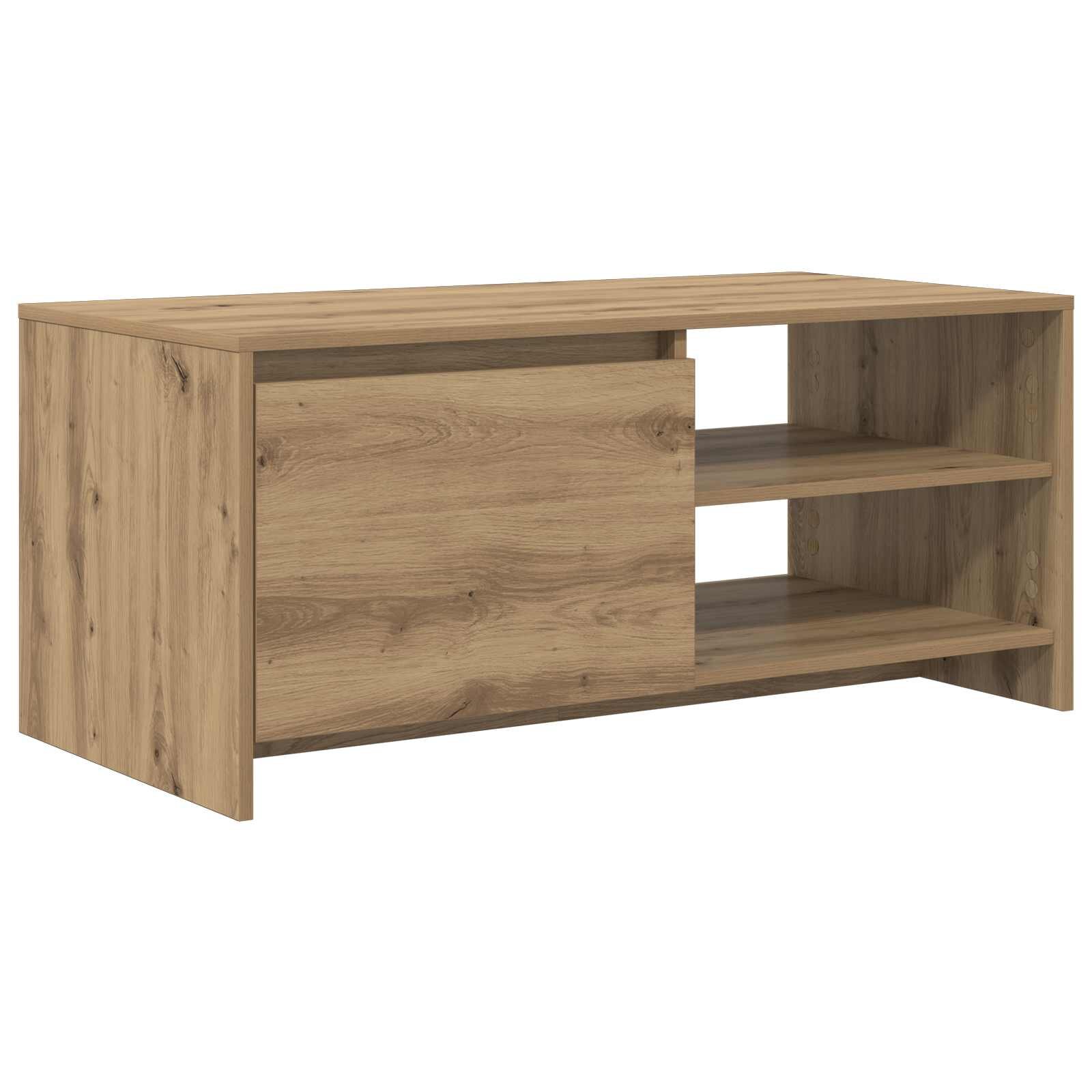 vidaXL Масичка за кафе Дъб артизан 102 x 50 x 45 см