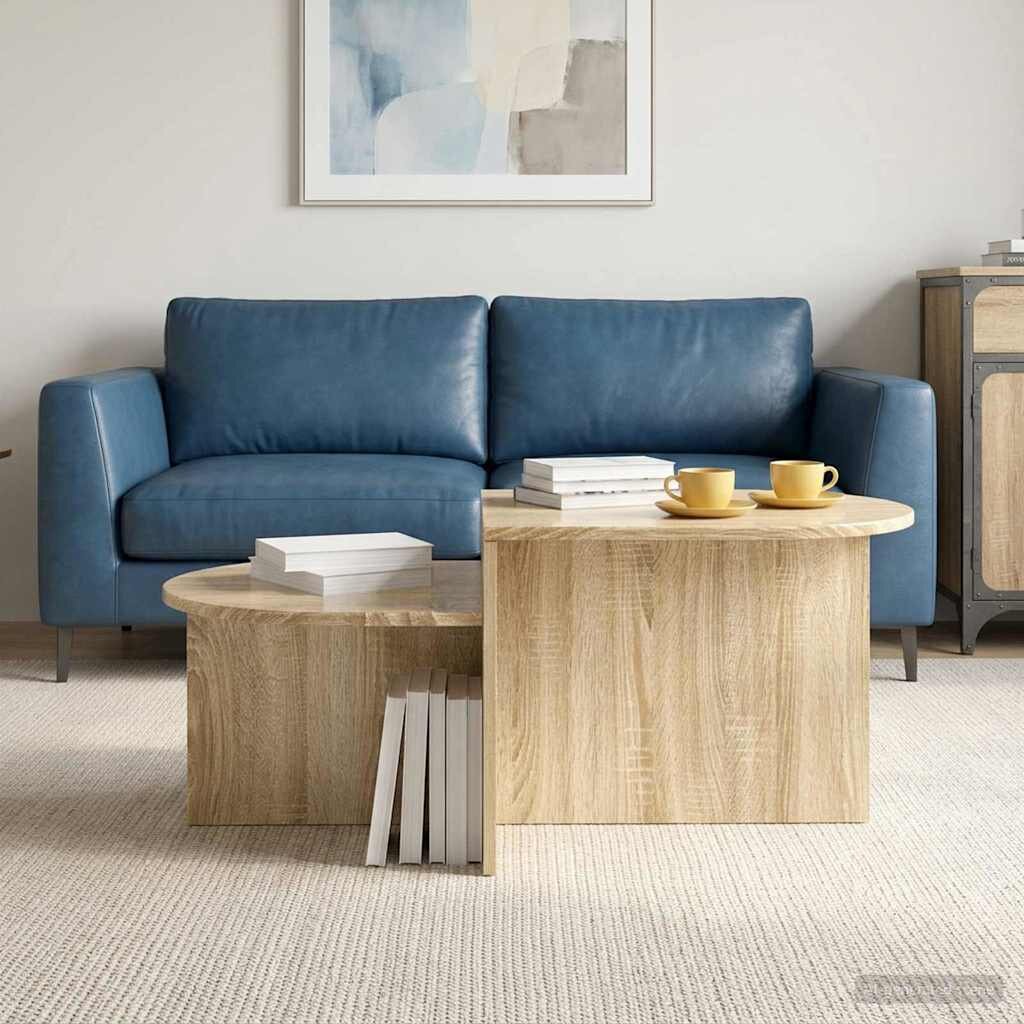 vidaXL Масичка за кафе Дъб сонома 100 x 50 x 40 cm Инженерна дървесина