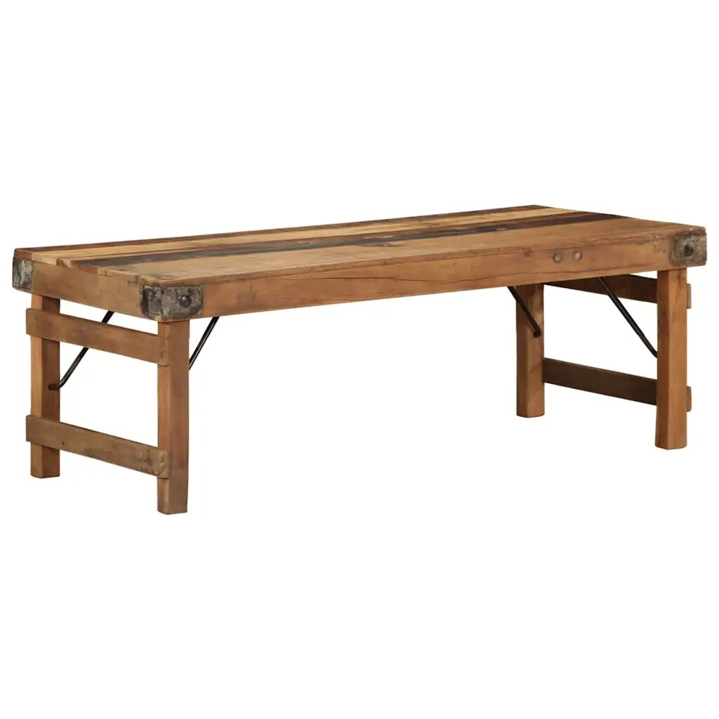 vidaXL Масичка за кафе Кафяво 110 x 55 x 40 cm