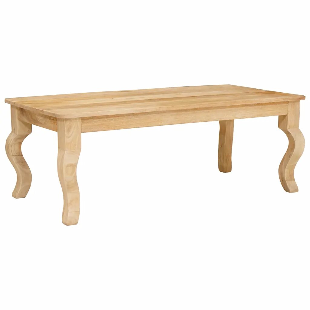vidaXL Масичка за кафе Кафяво 110 x 55 x 40 cm Солидно мангово дърво