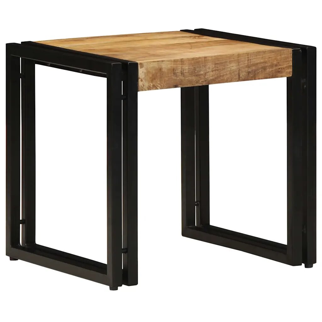 vidaXL Масичка за кафе Кафяво 40 x 40 x 38 cm Солидно мангово дърво