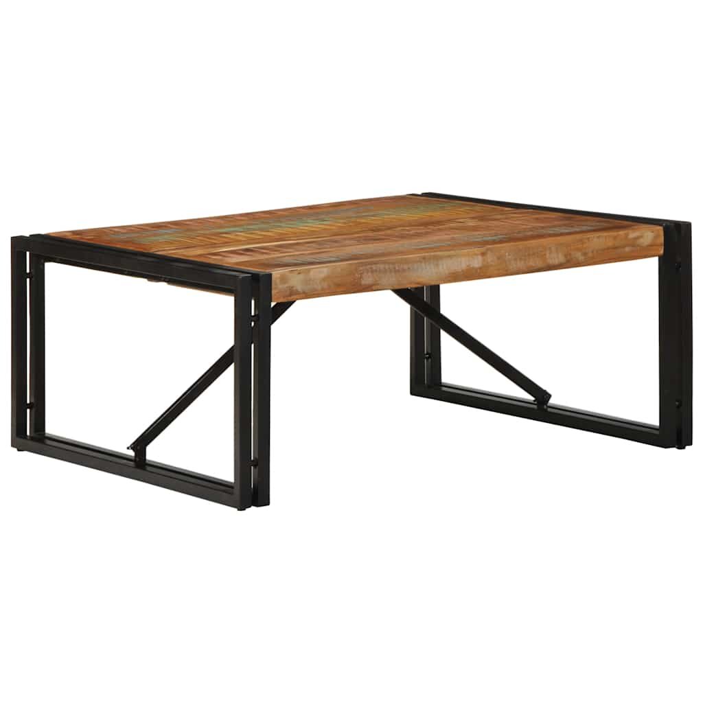 vidaXL Масичка за кафе Multicolour Масивна дървесина Reclaimed