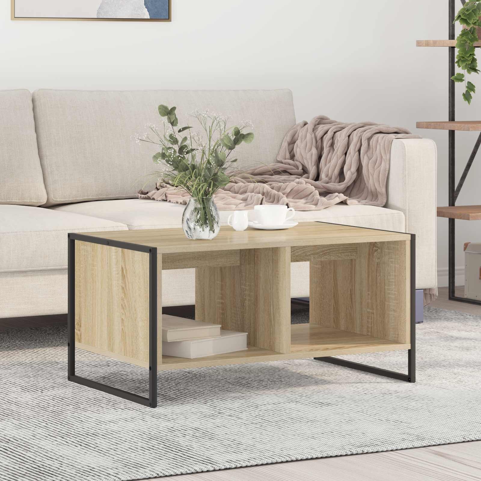 vidaXL Масичка за кафе Сонома 80 x 50 x 40 cm Инженерна дървесина