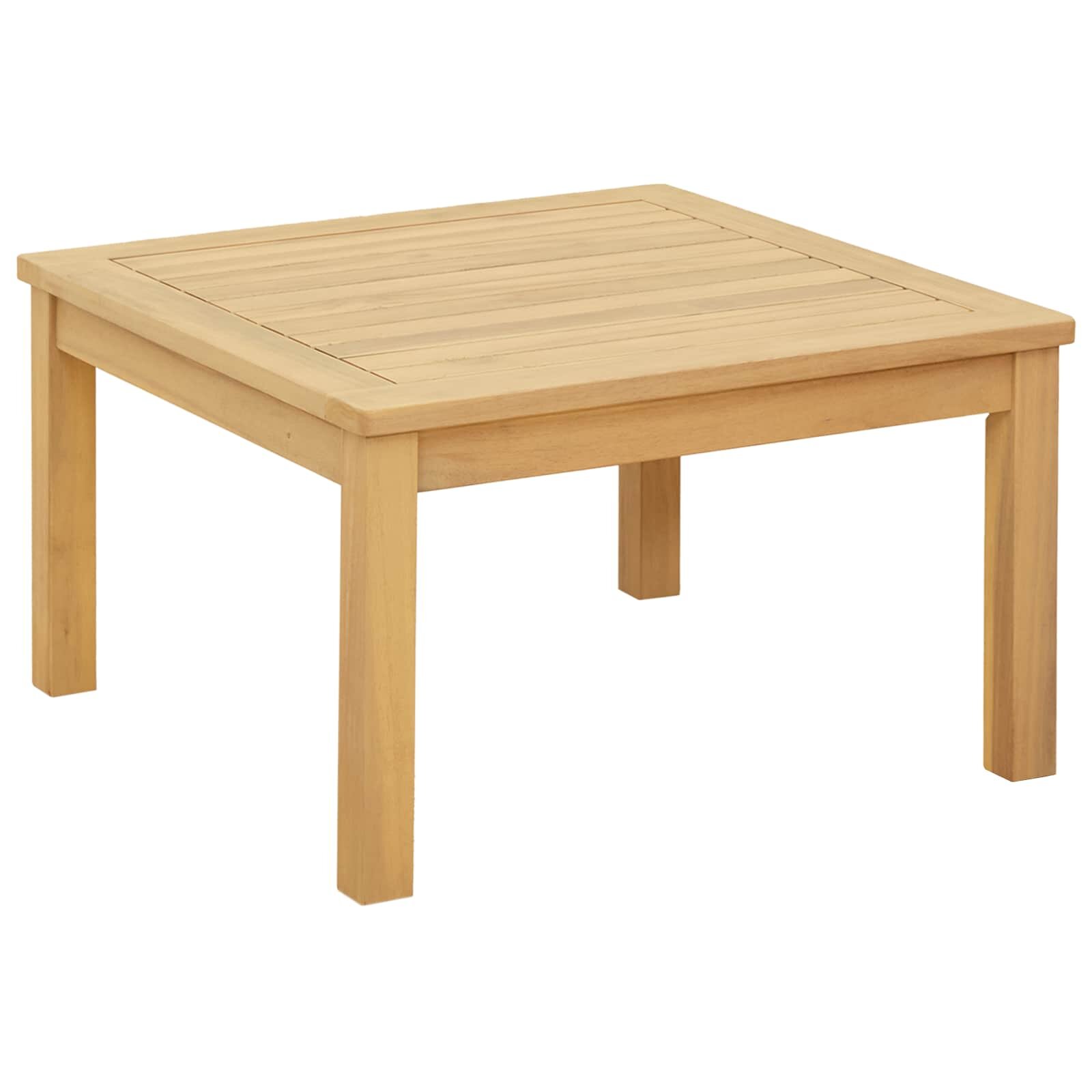 vidaXL Масичка за кафе Светъл акация 60 x 60 x 36 cm