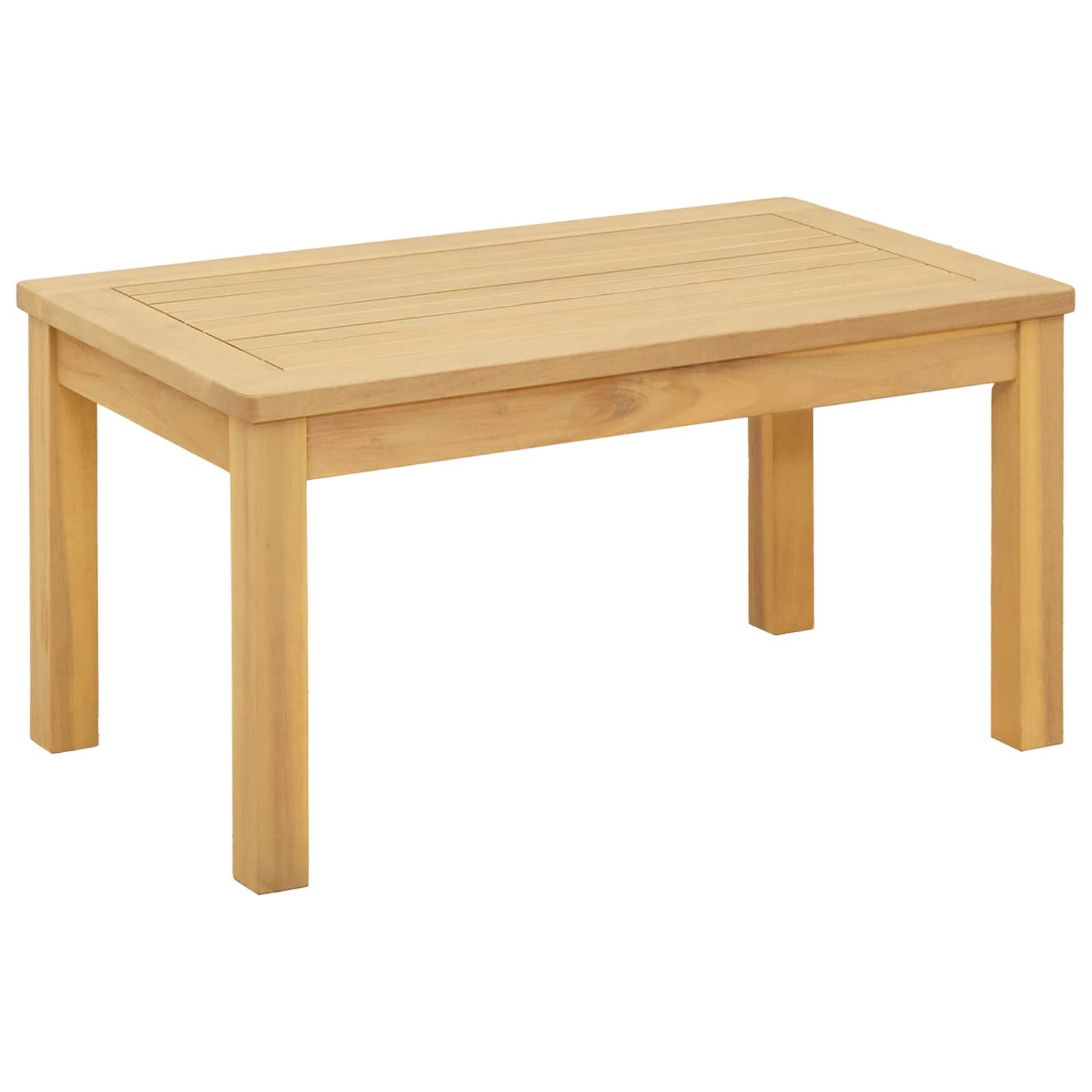 vidaXL Масичка за кафе Светъл акация 70 x 40 x 36 cm