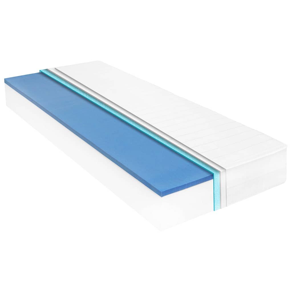 vidaXL Матрак 90x200 см виско мемори пяна 18 см H2