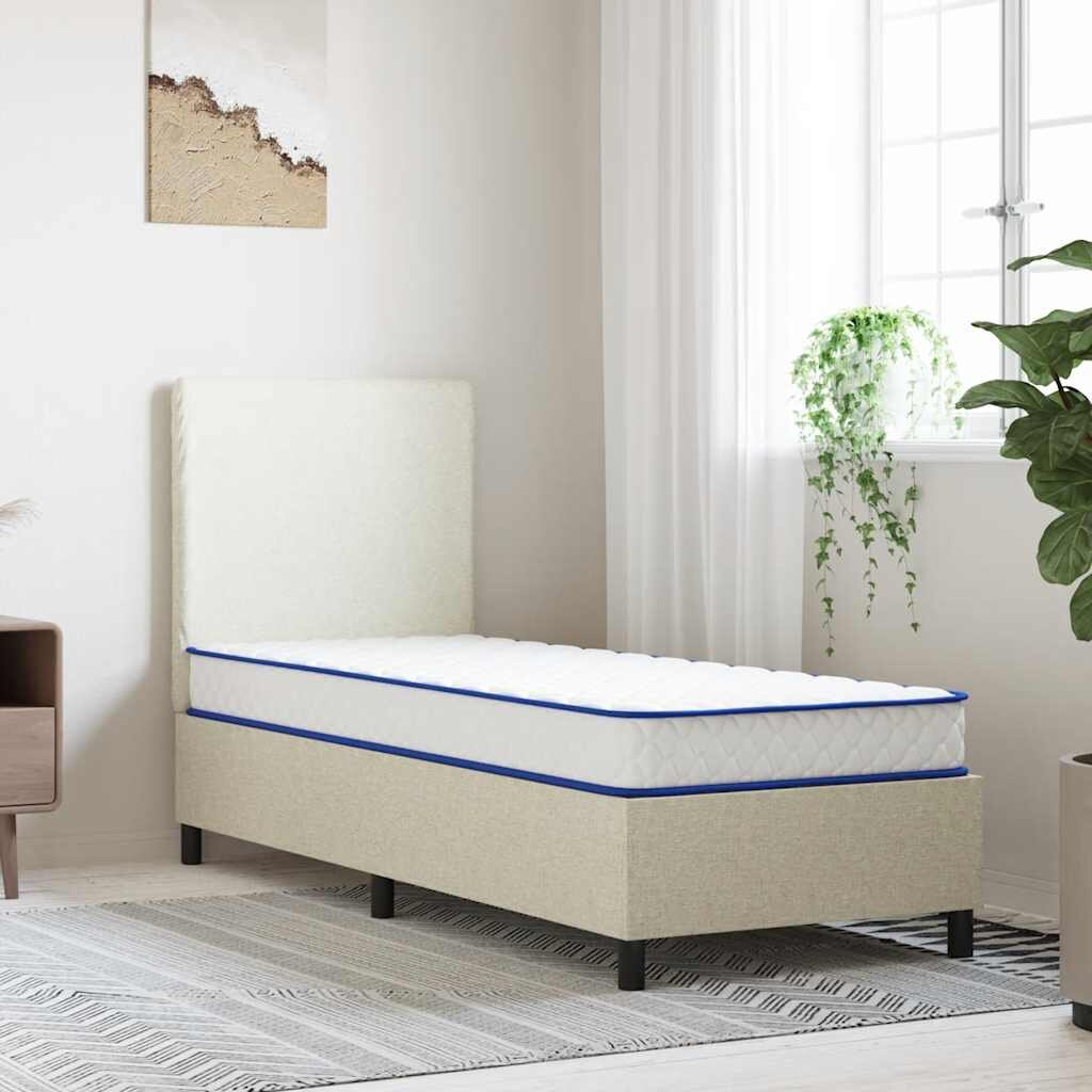 vidaXL Матрак от мемори пяна бял 80x200x17 см мек