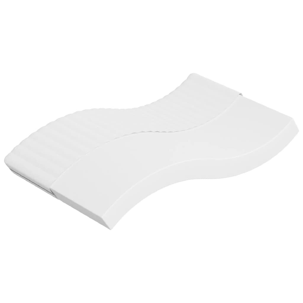 vidaXL Матрак от пяна средномек 100x200 см