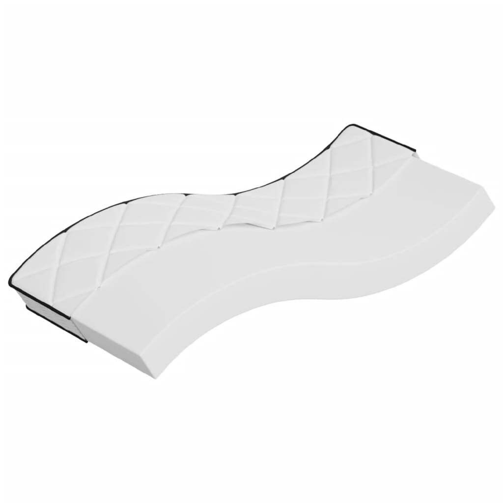 vidaXL Матрак от пяна средномек 70x200 см