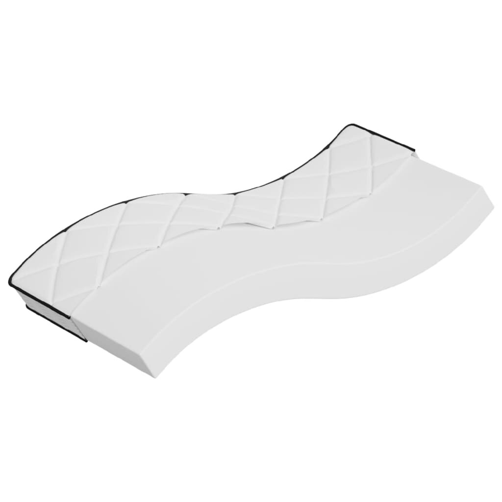 vidaXL Матрак от пяна средномек 80x200 см