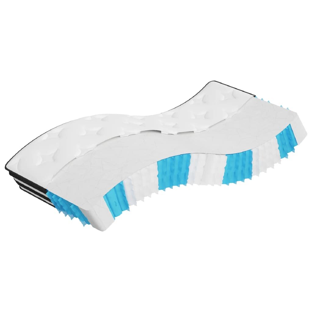 vidaXL Матрак покет пружини Medium 70x200 см
