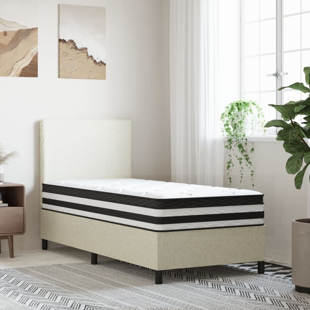 vidaXL Матрак покет пружини Medium 90x200 см