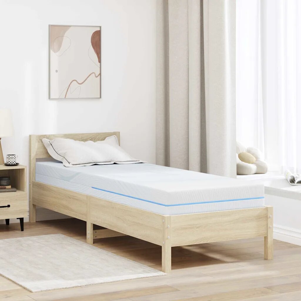 vidaXL Матрак Средно твърдо 80 x 200 cm Бяло