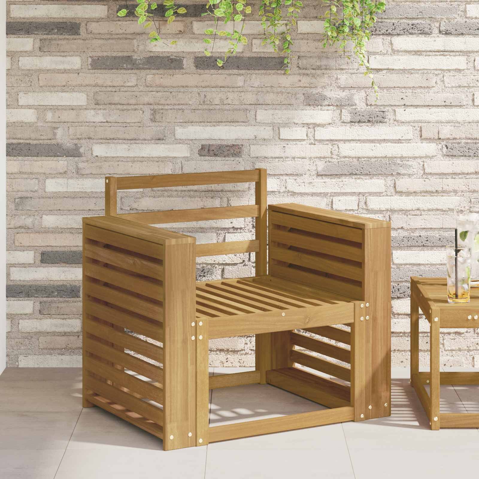 vidaXL Модул с подлакътници 2 бр. Бяло 585 x 10 x 61 см