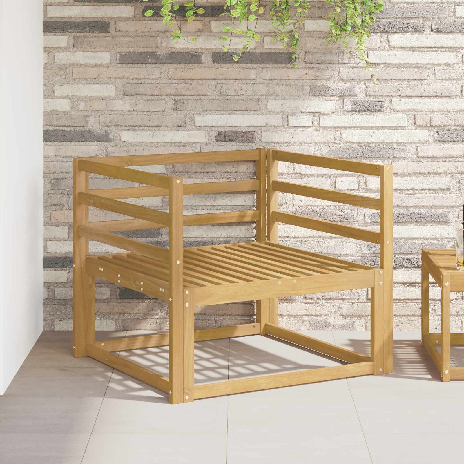 vidaXL Модул с подлакътници 2 бр. Бяло 79 x 4 x 73 см