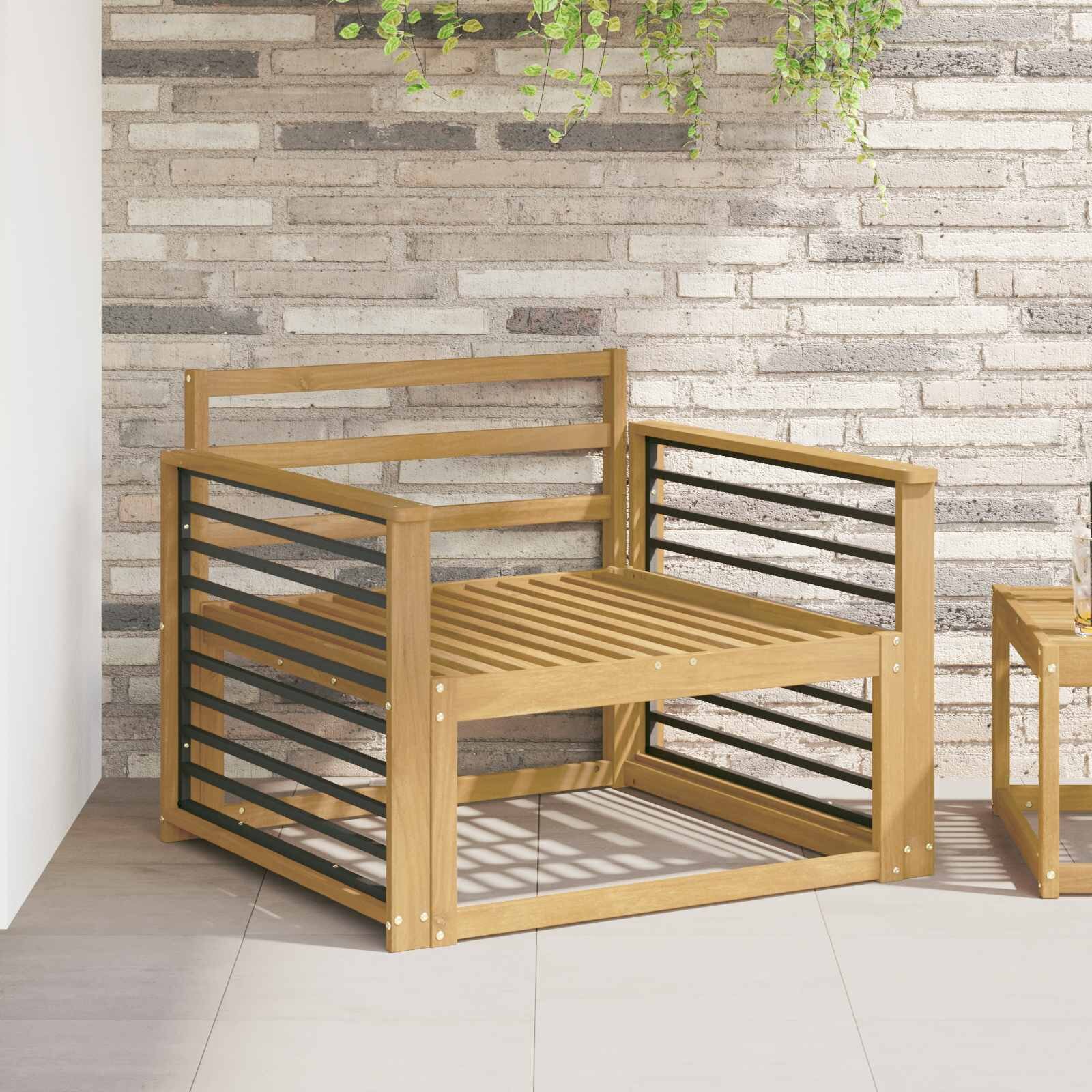 vidaXL Модул с подлакътници 2 бр. Бяло 80 x 6 x 61 см