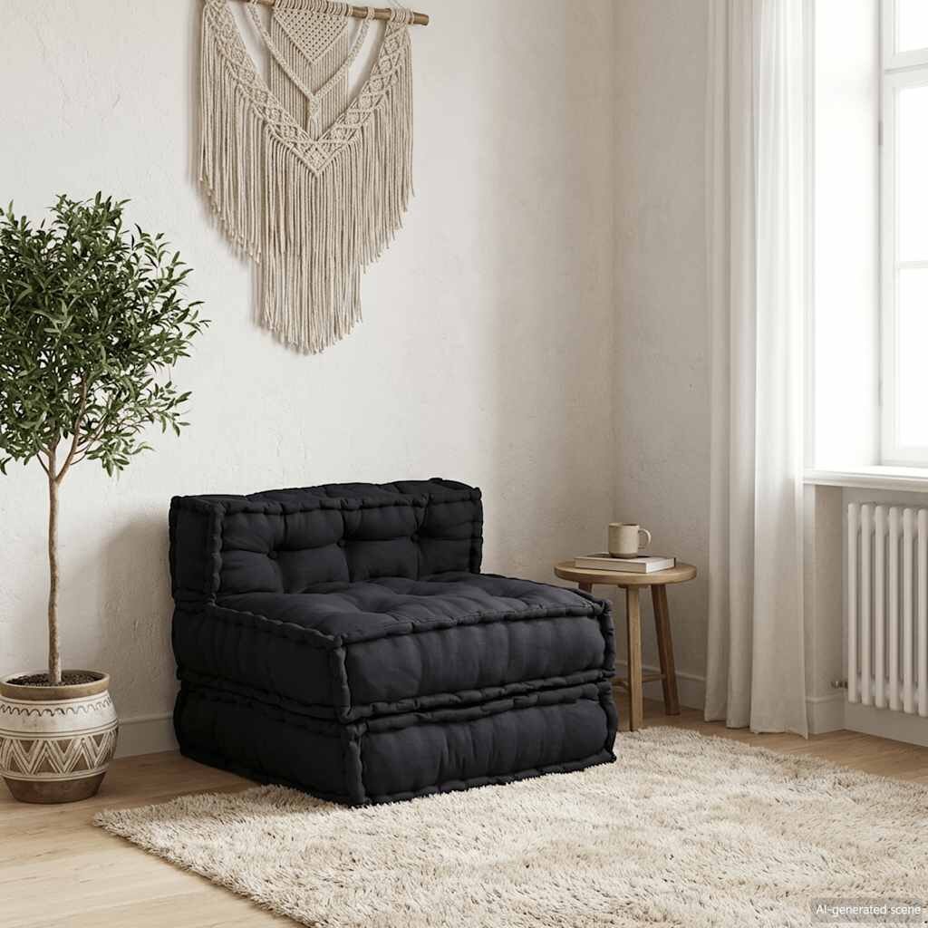 vidaXL Модулен диван антрацит 70x70x54 плат
