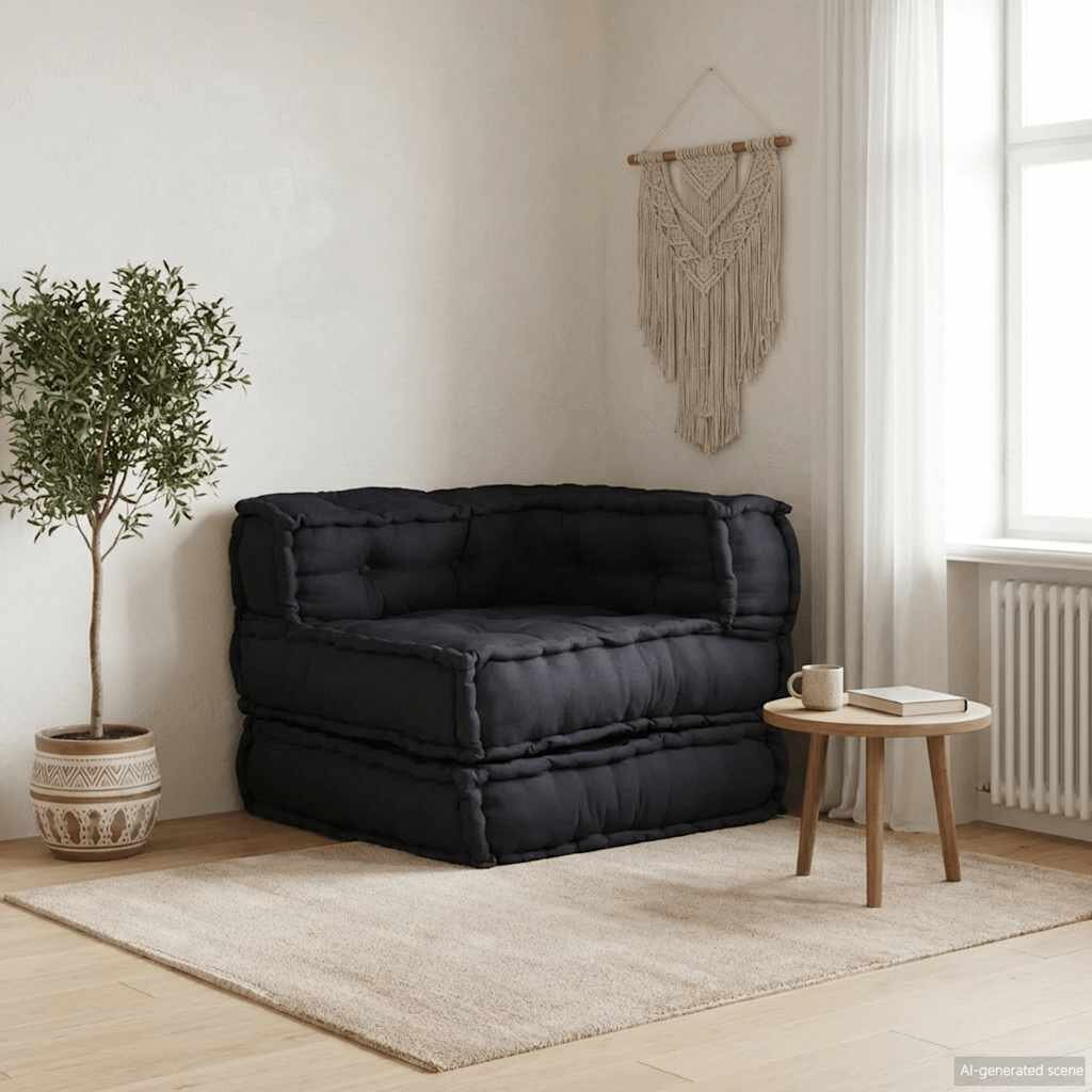 vidaXL Модулен диван антрацит 70x70x54 плат