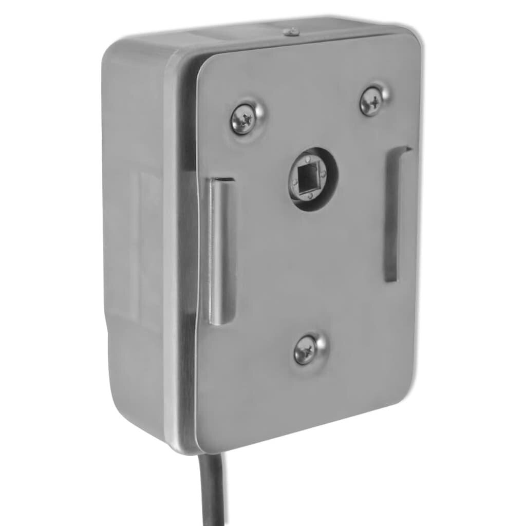 vidaXL Мотор за барбекю шиш неръждаема стомана 4 W