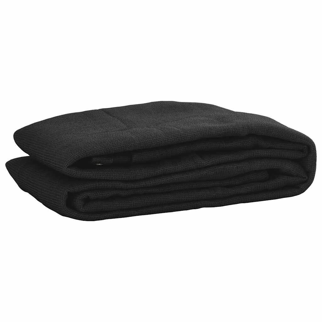 vidaXL Мрежа за ремарке HDPE 3x5 м черна