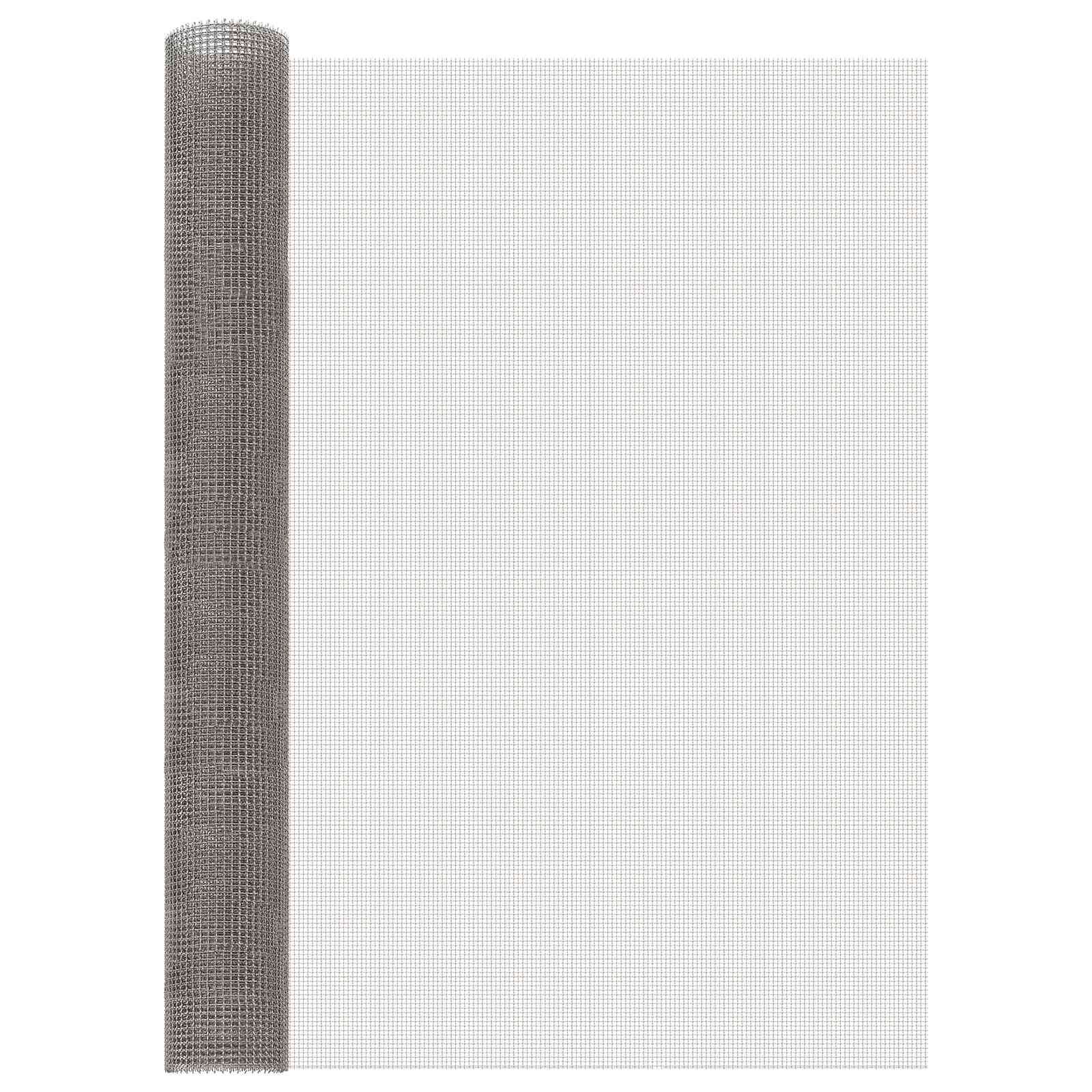 vidaXL Мрежест екран 100 x 1000 cm 3 Mesh Неръждаема стомана 201