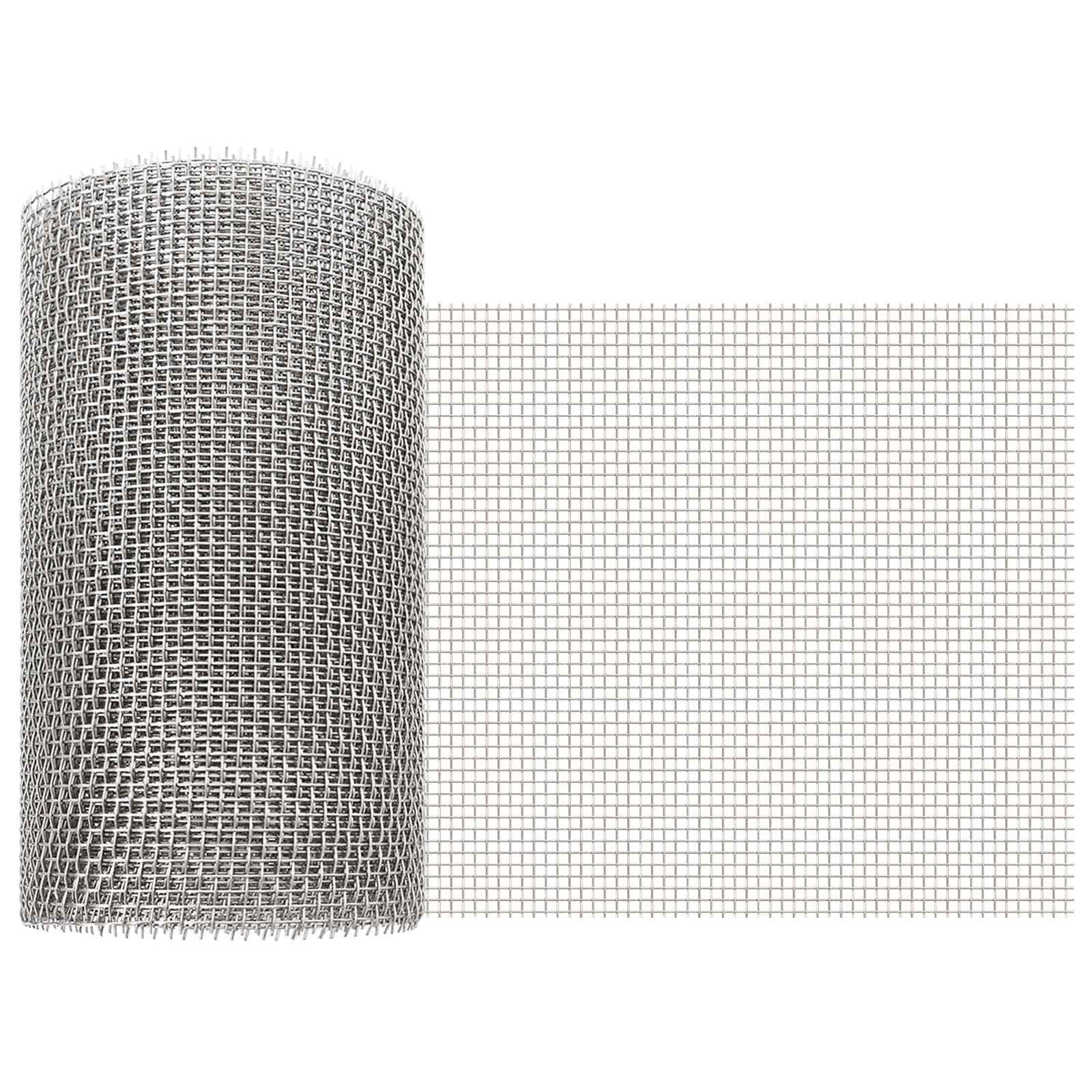 vidaXL Мрежест екран 20 x 200 cm 6 Mesh Неръждаема стомана 201