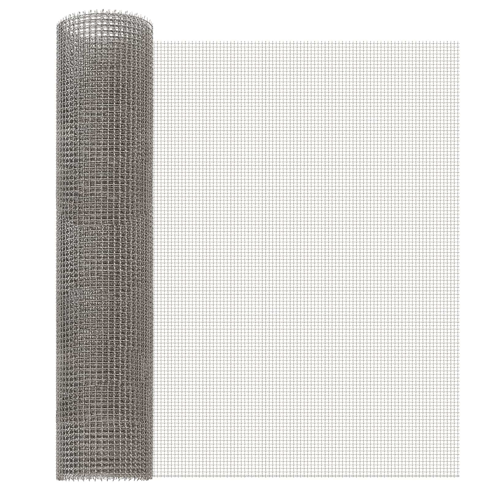 vidaXL Мрежест екран 60 x 1000 cm 3 Mesh Неръждаема стомана 201