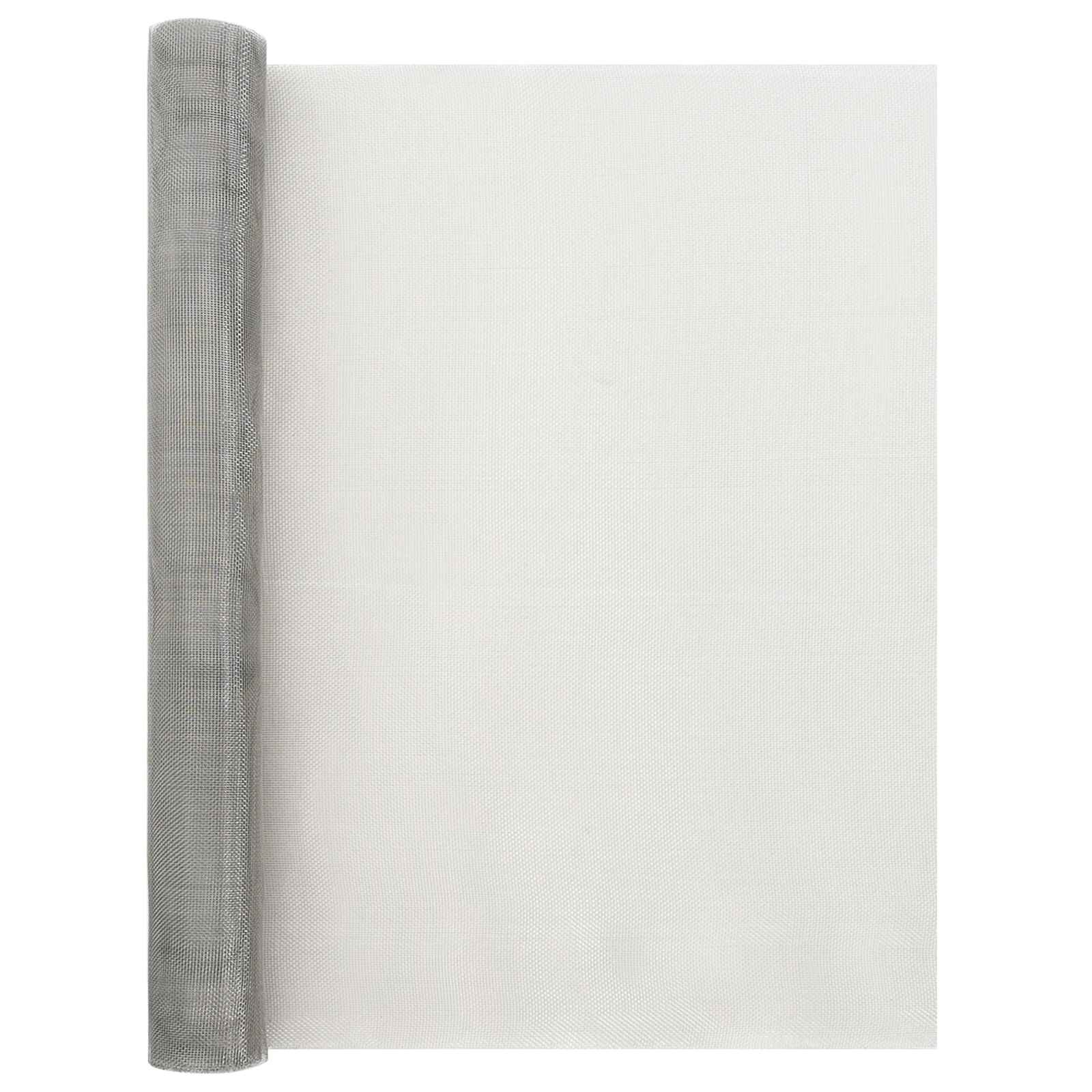 vidaXL Мрежест екран 60 x 500 cm 20 Mesh Неръждаема стомана 201