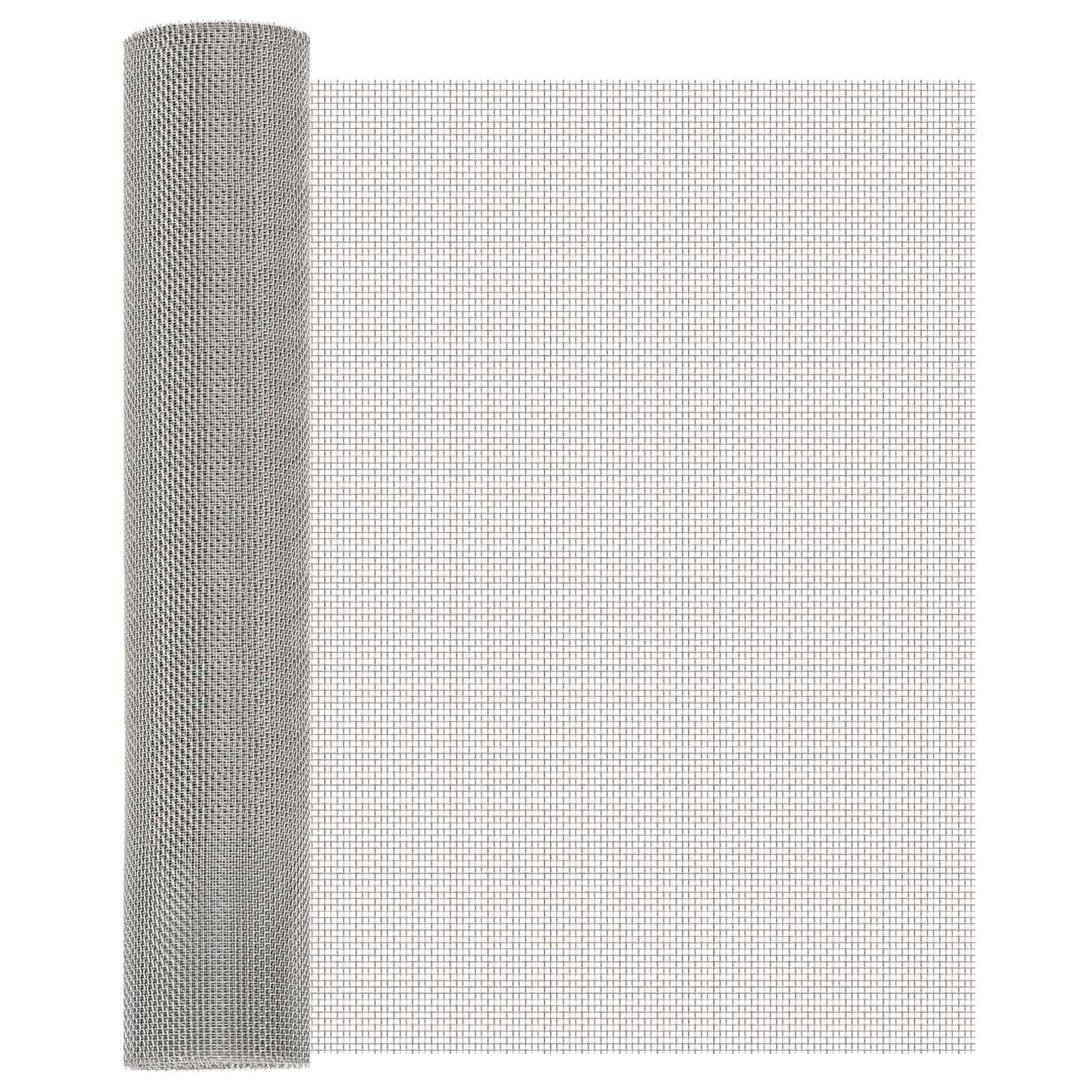 vidaXL Мрежест екран 60 x 500 cm 8 Mesh Неръждаема стомана 201