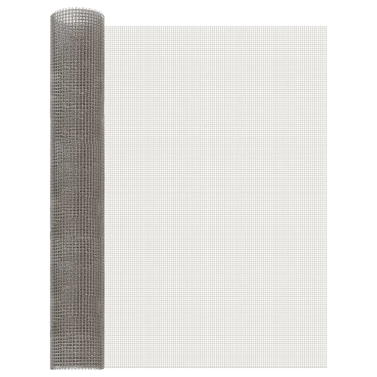 vidaXL Мрежест екран 80 x 1000 cm 3 Mesh Неръждаема стомана 201